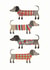 Cute Sausage Dog Dachshund Just to Say Card created by Nic Squirrell