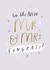New MR & MRS wedding card created by Sam Wilson