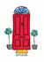red door New Home Card 17216 created by Alice Johnson Artwork
