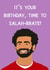 Mo Salah “LFC” Birthday Card created by Chloe Dixon