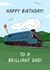 Mallard Train Birthday card for Dad created by Evie Garnett Designs
