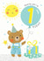 Bear Happy Birthday 1 today created by Helen Thompson