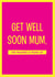 Female adult Get Well Card 44218 created by Stu346