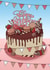 chocolate cake Birthday Card 11785 created by Evie Garnett Designs