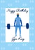 gym fitness Birthday Card 18478 created by Doris Dishcloth