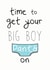Big boy pants card created by Chocolate Frog