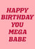 babe colourful Birthday Card 45123 created by Jolly Indie