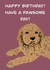 Pawsome Cockapoo birthday card perfect for a dog loving friend created by Rae of Sunshine
