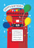 Happy Birthday Funny Colourful Postbox Card created by Creative Joy