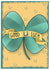 clover horse shoe Good Luck Card 20280 created by Heather Mauchline