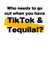 TikTok and Tequila Birthday Card created by Card and Cake