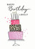 Cake Candles Birthday Card 19461 created by Leebee Designs