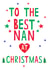 nan typography Christmas Card 17710 created by Earlybird