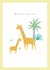 giraffe baby New Baby Card 16463 created by Jessica Eyre