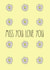 Miss you love you daisies card created by C+C Cards
