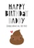 Funny Birthday Card For Daddy  created by Fox and Bird Studio