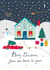 Traditional - Festive - Snow - Home - Merry Christmas From Our Home To Yours - Cute - Wholesome - Jolly - Christmas Card created by Jessica Hogarth