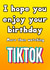 tiktok tik tok Birthday Card 15030 created by Lauren Osborne