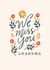grandma miss you Just because Card 18858 created by Lea Velasquez