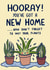 cute funny New Home Card 18760 created by Wandering Studio Co.