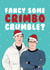 Crimble crumble Friday night dinner Christmas Card 10123 created by Hey Huns It's Nicole