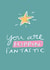 You Are Flippin' Fantastic Star card created by Tilly Bean Loves