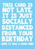Belated Socially Distanced Birthday Card created by DaveEff