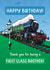 First Class Brother Steam Train Card created by Evie Garnett Designs