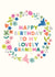 Grandma flowers Birthday card created by Sarah Corcoran 