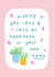 Cute New Home Card - House Plants - Hearts - Wishing You Lots Of Happiness In Your New Home created by Jessica Rachel Sharp
