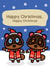 Animal Crossing Happy Christmas Card created by Thirty Mussels