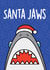 Santa Jaws Shark Christmas Card created by Thirty Mussels
