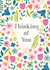 Thinking of you floral card created by Sarah Corcoran 