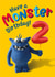 Cute, fun monster birthday card for a 2 year old created by The Supermodels