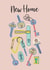 New Home Keys – Hand-Drawn Illustration Card for New Home Congratulations created by Tiny & Tenacious