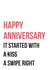 anniversary happy anniversary Card 42259 created by Graphic Print Company