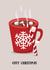 hot chocolate cute Christmas Card 19739 created by Paper Jungle