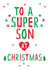 son classic Christmas Card 17715 created by Earlybird