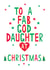 classic god daughter Christmas Card 17719 created by Earlybird