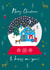 skiing classic Christmas Card 24283 created by Jessica Hogarth