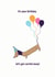 dachshund dog Birthday Card 20465 created by Patterntalk
