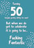 50 adult Birthday Card 18483 created by Jean Lawrie