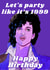 prince 1999 Birthday Card 18663 created by The Queer Store