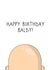 baldy cheeky Birthday Card 20455 created by Cute N Quirky Creations