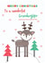 granddaughter deer Christmas Card 12720 created by TillieMint