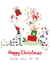bird cat Christmas Card 33777 created by SABIVO Design by Sabina