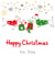 sausage dog Christmas Card 11298 created by SABIVO Design by Sabina
