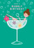Bubbly Champagne Bath Birthday Card created by Design By Day