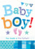 Colourful New Baby Boy Card created by Half-Bee