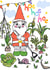gnome allotment Christmas Card 16911 created by Pink Pea